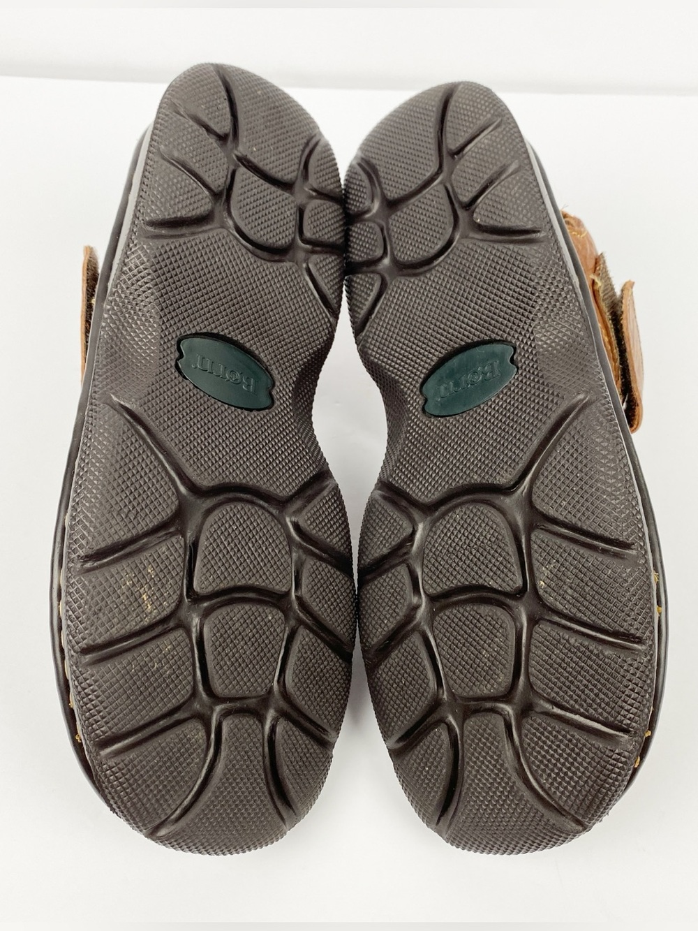 Born Brown Leather Open-Toe Sandals - Picture 9 of 11